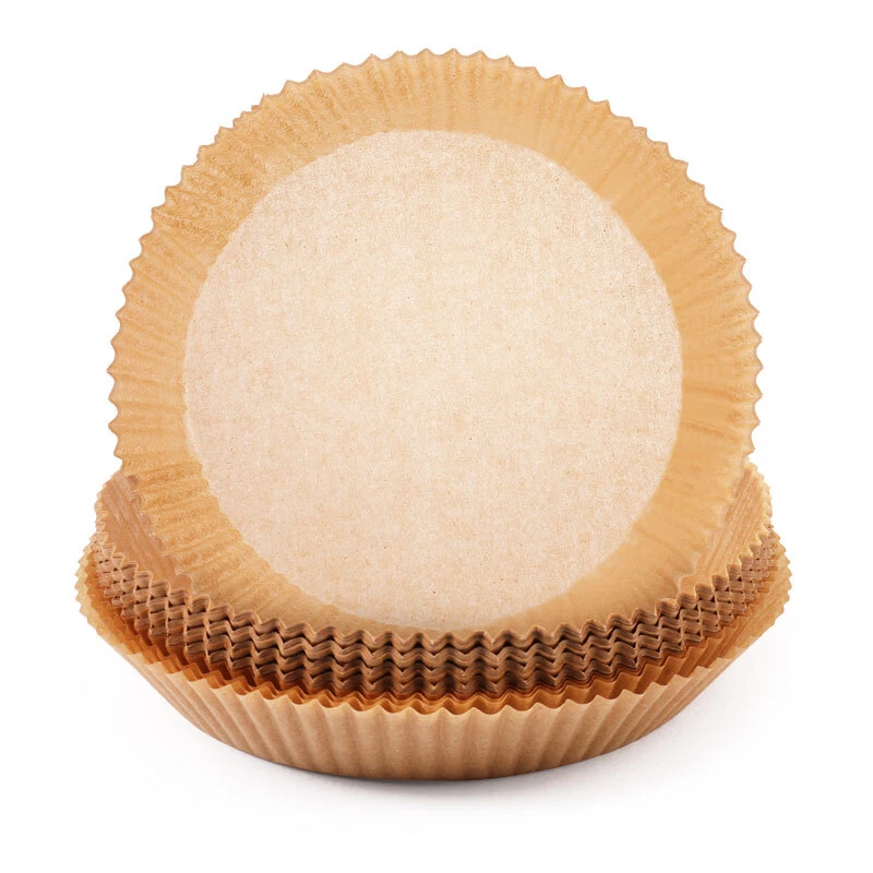 Air Fryer Liners 100/200pcs Disposable Parchment Paper Liner Non Stick Food US Air Fryer Liners 100/200pcs Disposable Parchment Paper Liner Non Stick Food US