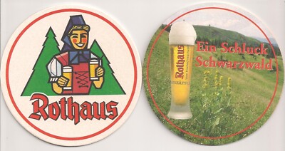 Badische Staatsbrauerei Rothaus - beer mat ''A sip Black Forest'' motif 9