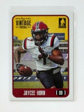 2021 Onyx Vintage #VFJH Jaycee Horn South Carolina Gamecocks
