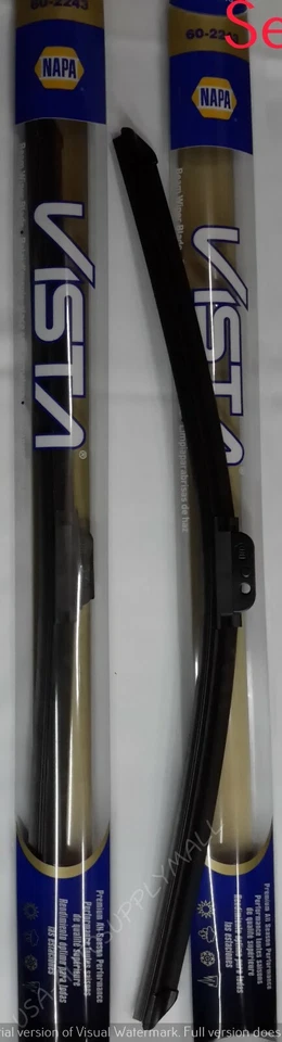 Juego de 2 escobillas limpiaparabrisas NAPA Premium sin marco tamaño 22 y 22 02 todo con Foto 3 de 3