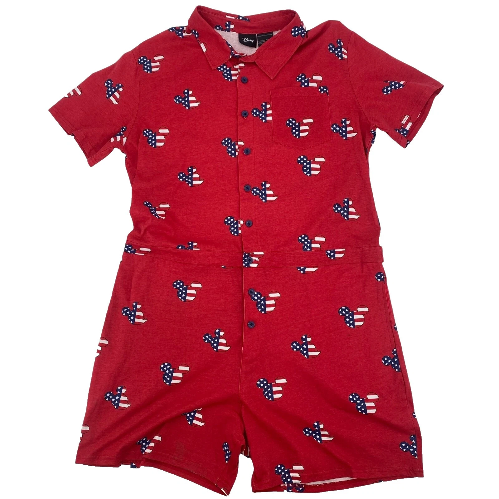 迪士尼纯色 100% 棉连体裤和连裤女