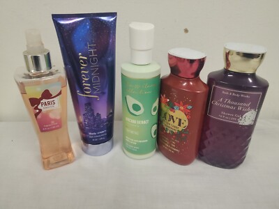 Bath Body Works Forever Midnight Paris Amour Love Cotton Candy