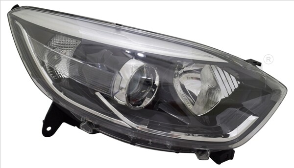 Right TYC 20-14695-15-2 Headlight for RENAULT