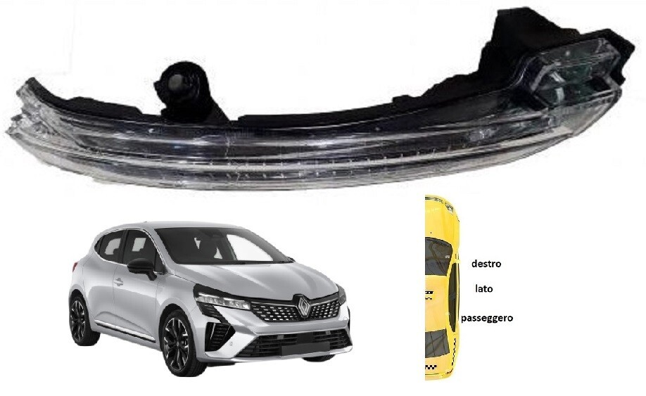 FANALE RETROVISORE DX RENAULT CLIO DAL 2023 IN POI