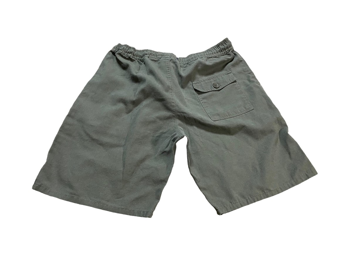 eldoreso Morceli shorts サイズM Elixir Men's Elastic Waist Ripstop Cargo Shorts Olive Green