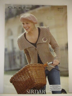 Sirdar ClickDK - Damen Strickjacke Strickmuster Code 8955