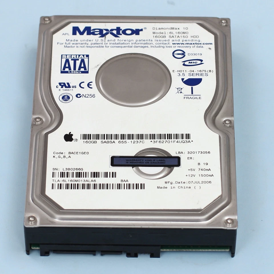 160GB SATA 7200RPM 3.5” Maxtor DiamondMax 10 6L160M0 Hard Drive HDD - Image 4 of 4