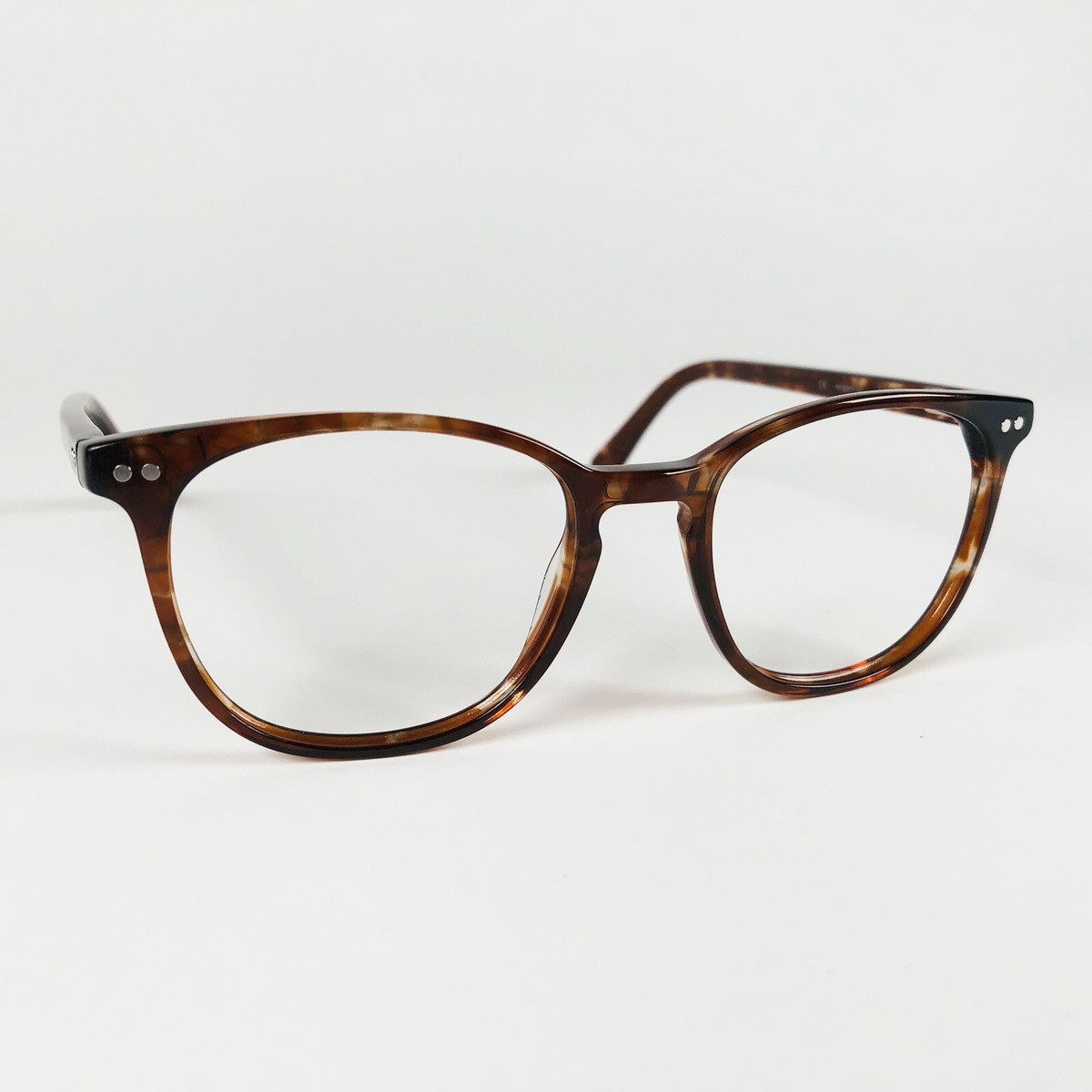 CHARLES STONE eyeglasses TORTOISE KEYHOLE ROUND glasses frame MOD