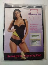 Womens Neoprene Sauna Vest Top Sweat Slimming 3XL 