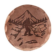 Bigfoot Embossed Copper Golf Ball Marker by Sunfish