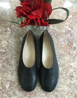 NEW BOTTEGA VENETA VERO CUOIO WOMEN'S BLACK LEATHER ITALIAN SHOES SIZE  $720