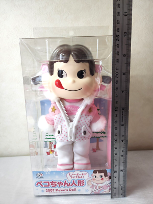 Vintage FUJIYA PEKO CHAN Vintage Figure 2007 snow board Japanese