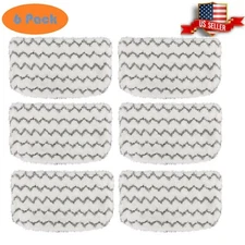 6 Pack Microfiber Steam Mop Pads Replacement for Shark Steam Mop S1000, S1000A