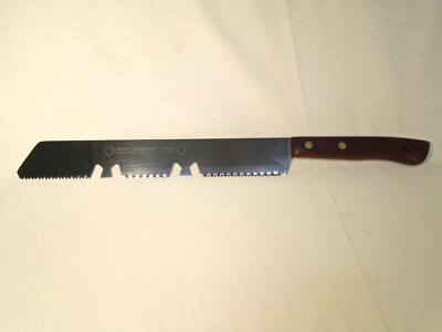 1960s EKCO FLINT ARROWHEAD No 750-P STAINLESS FROZEN FOOD CUTTER KNIFE USA