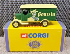 Vintage Trucks 1956-2000 Corgi Advertising Boursin Cheese Morris Van 1931