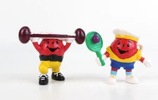 Vintage 90's Kool Aid Man Promotional PVC Mini Figures Kraft General Foods New