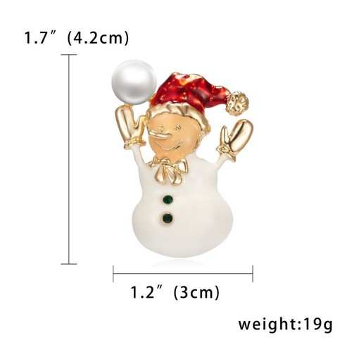 Merry Christmas Tree Santa Claus 58 Styles Brooch Pin Women Men Xmas Party Gift - Picture 30 of 67