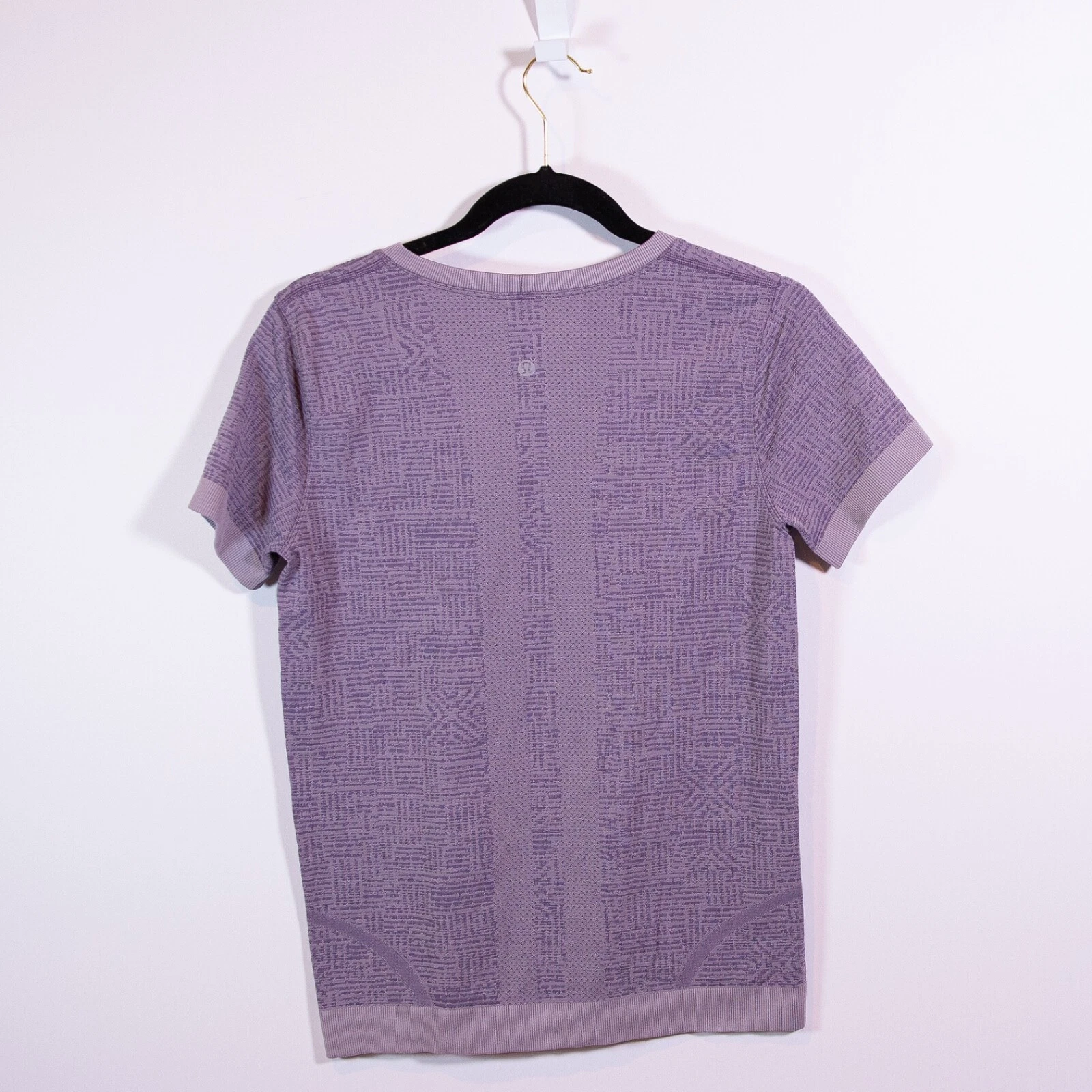 lululemon swiftly tech relaxed short sleeve quartz violet grey shirt