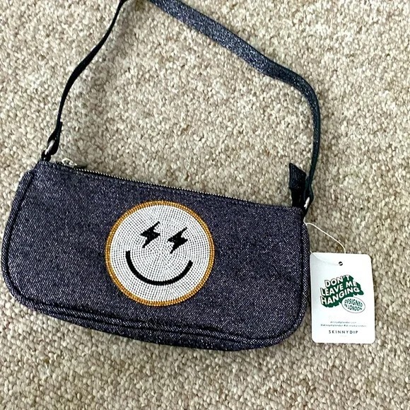 NWT Smiley Emoji Face Designed in London Handbag by Skinnydip