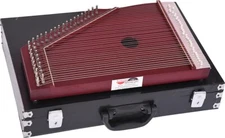 Swarmandal Surmandal By Kaayna Musicals 36 Strings Mahogany Color Matte Finish