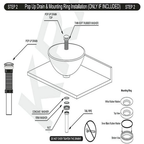 US Bathroom Round Vessel Sink Tempered Glass Basin Bowl Waterfall Mixer Tap Set - Picture 7 of 9