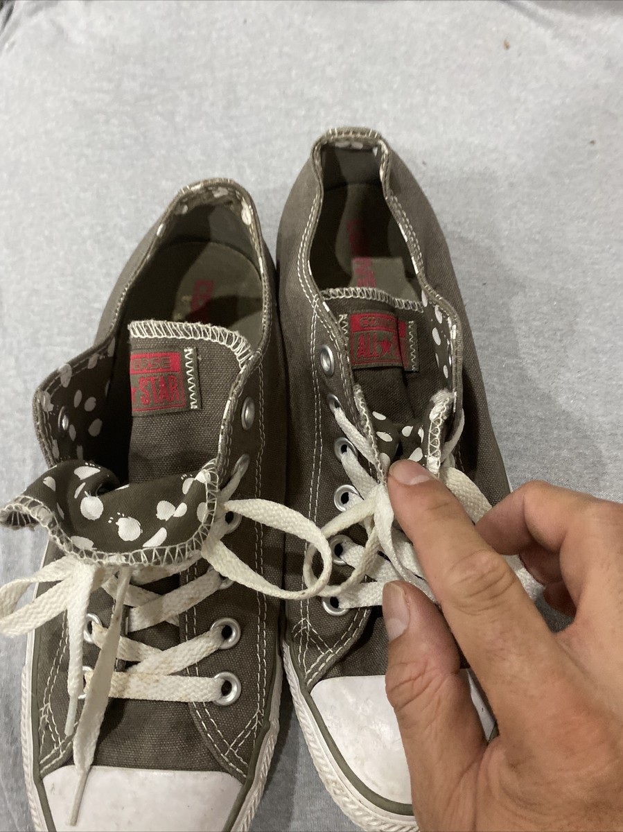 Size 7 - Converse Chuck Taylor All Star Double Tongue Gray