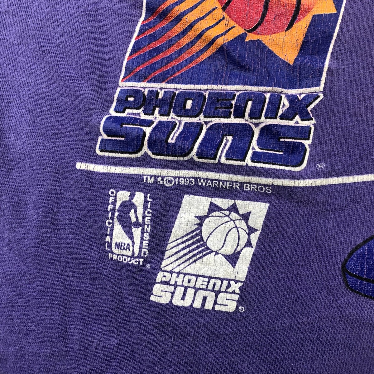93年アメリカ製　PXサンズ’93NBA·FINAL Tシャツ　紫　XL Phoenix Suns Purple T-Shirt Sz M 38-40 Conference Champs NBA
