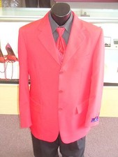 NEW RED SUIT 40 REG Blend