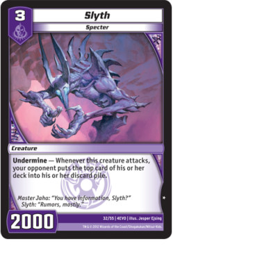 Kaijudo X3 SLYTH Common #32/55 4EVO (Playset) Evo Fury 2012 - DUEL