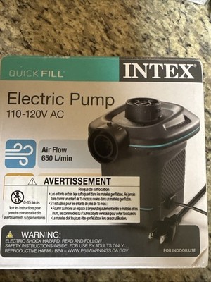 Intex 66639E Quick-Fill 120V AC Electric Air Pump