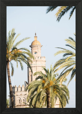 Torre del Oro in Seville 1 Framed Wall Art Poster Canvas Print Picture