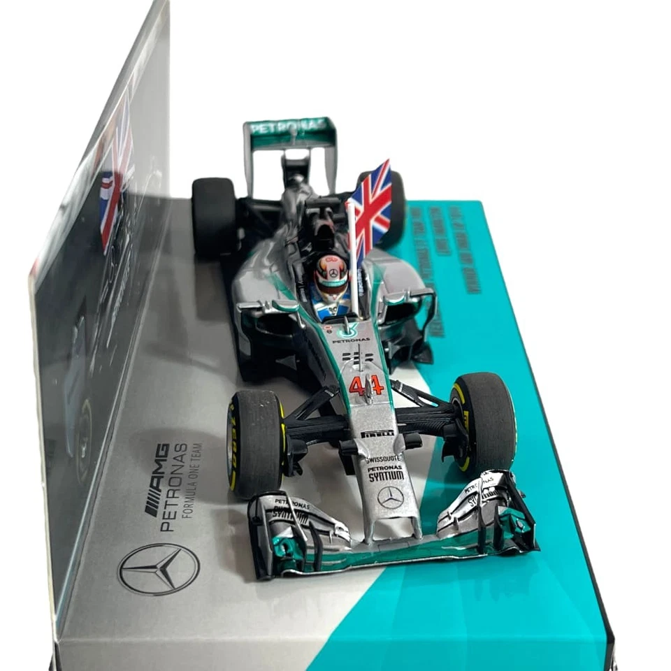 Modellino F1 Minichamps 1/43 Mercedes AMG Petronas W05 Winner Abu Dhabi GP 20... - Immagine 3 di 4