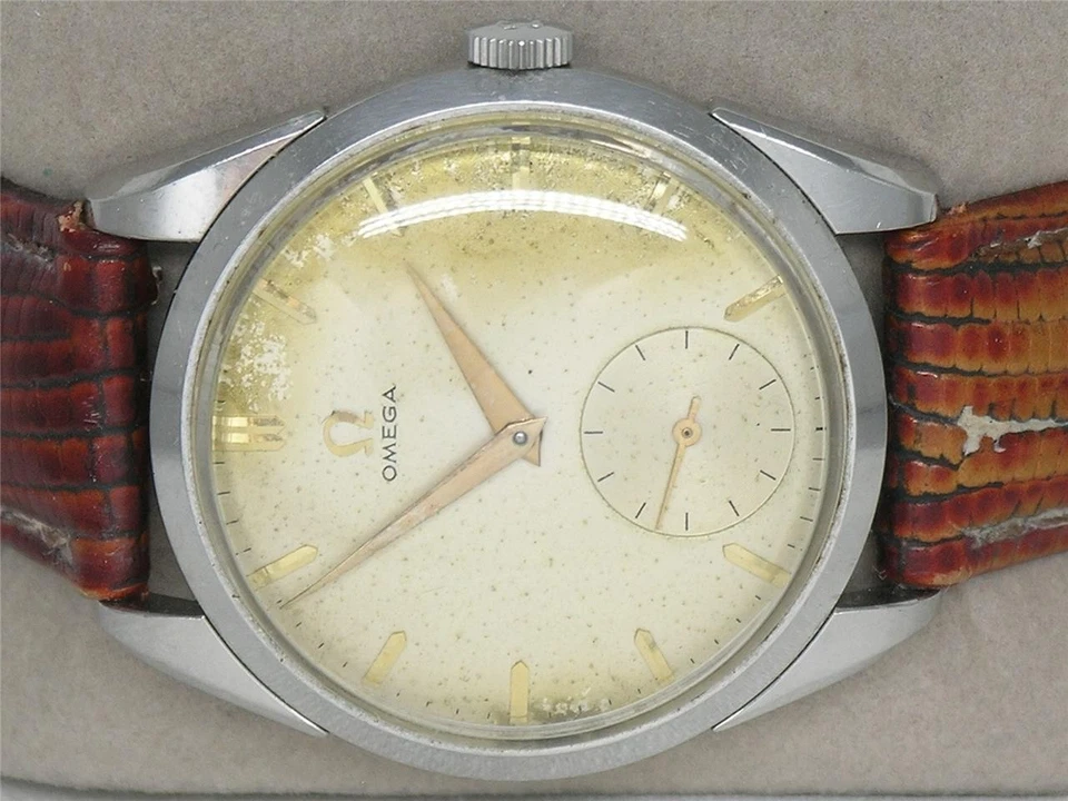 VINTAGE 34MM OMEGA 2900-1 JUMBO MANUAL WIND 17J STAINLESS CAL. 267, SERVICED! - Image 4 of 4