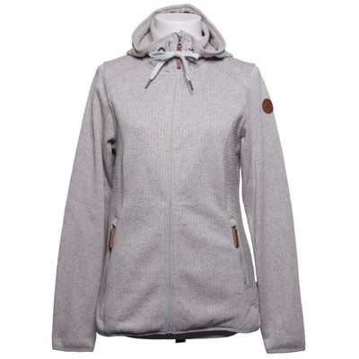 2117, Kapuzenpullover, Größe: 38, Grau, Polyester, Einfarbig, Damen #SKX