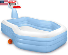 Intex 96" X 78" X 28" Inflatable Jungle Adventure Play Center Spray Kiddie Pool