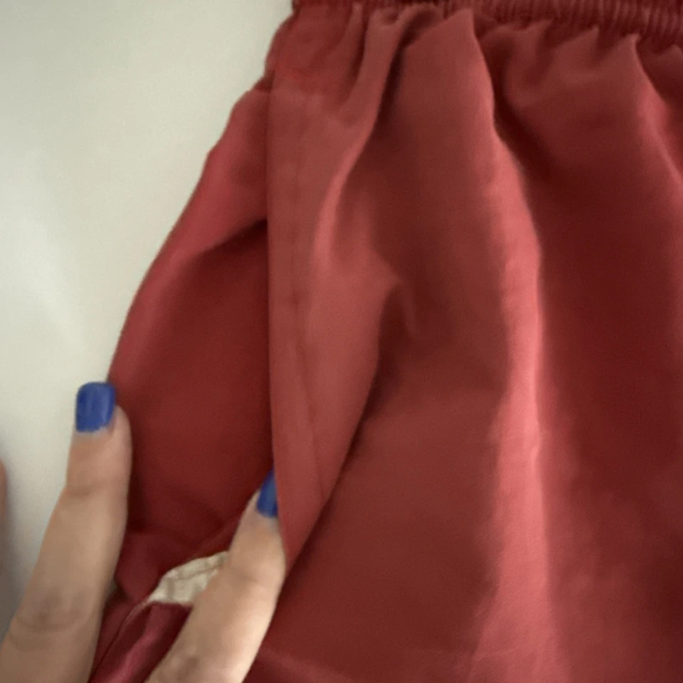 Pantalones Cortos de Natación Patagonia Baggies Malla Forrados Rojo Para Hombre Medianos 6" Entrepierna Foto 4 de 4