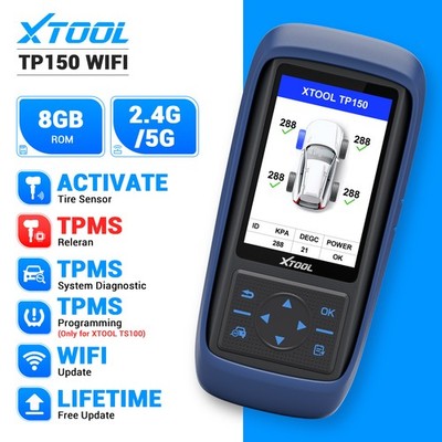 2026 XTOOL TP150 WIFI Car Universal TPMS Programming Relearn Reset OBD2 Scanner 