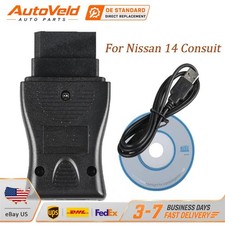 Obd Fault Code Diagnostic Cable Tool For Nissan Consult Usb 14 Pin Car