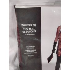 Amscan Butcher Kit Adult Halloween Costume Apron Gloves 8406978 NEW Sealed