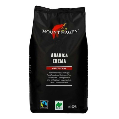 Arabica Kaffee FairTrade - ganze Bohne 1kg | MOUNT HAGEN