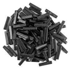 Glass Mosaic Tiles for Crafts Bulk,150g Black Strips Mosaic Glass Pieces,Glas...