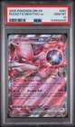 2025 POKEMON DRI EN-DESTINED RIVALS #081 TEAM ROCKET'S MEWTWO EX PSA 10