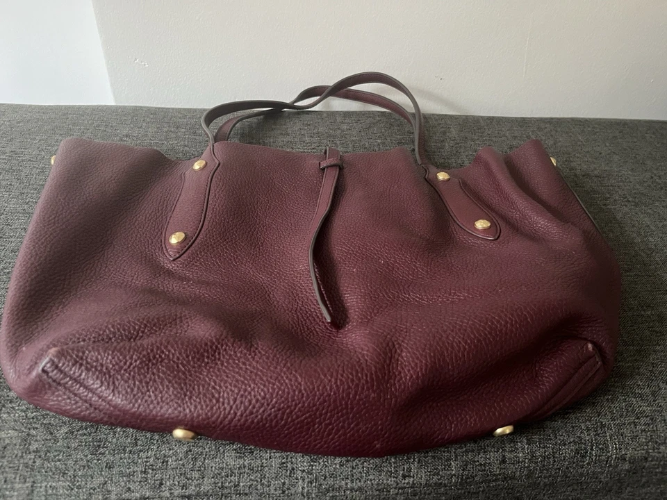 Bolso de Mano Annabel Ingall Berenjena Shopper Cuero Guijarro Foto 2 de 4