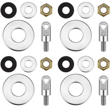 Lounsweer 4 Set Box Can Lock Hardware Kit Metal Stainless Steel Locking Kit C...