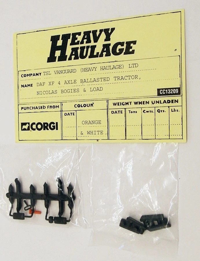 Corgi 1/50 Scale CC13209 - DAF XF Ballasted Tractor Bogies & Load TSL - Image 3 of 4