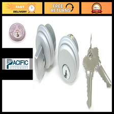 Commercial Mortise Lock Cylinder  Thumbturn Set, Adams Rite Style, Aluminum Fin