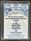 2026 Topps Chrome Elly De La Cruz Ken Griffey Jr. Auto Black Refractor SSP #/10