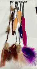 Natural Feather Hanging hair extension with hair clip 12 inch CHOOSE