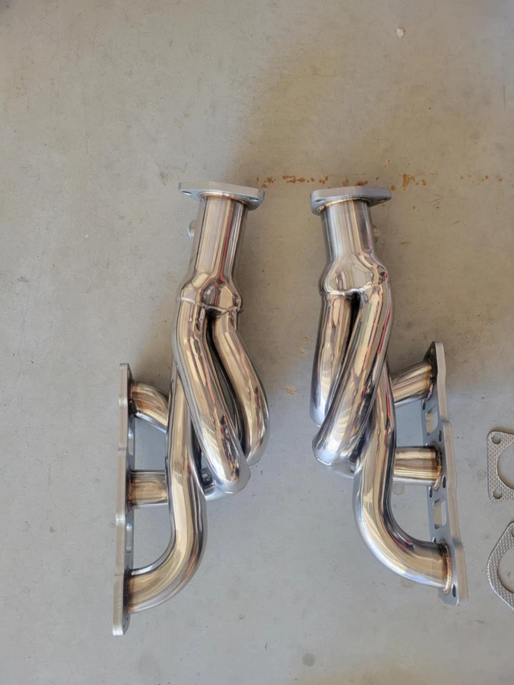 Colector de cabezal de rendimiento de acero inoxidable para Nissan 350z / 370z e Inf G35 Foto 2 de 4