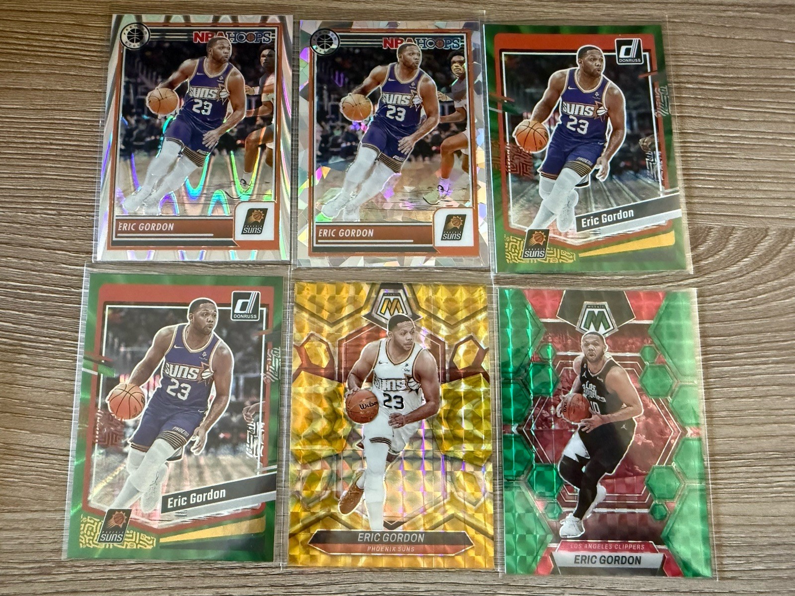 Eric Gordon 6 Card Lot (All Parallels, No Base!)